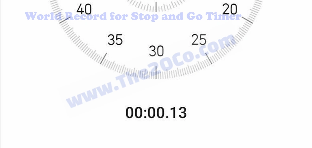 Record for Stop and Go Timer