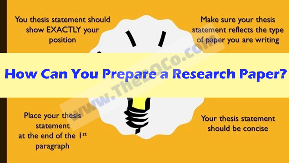 Prepare a Research Paper