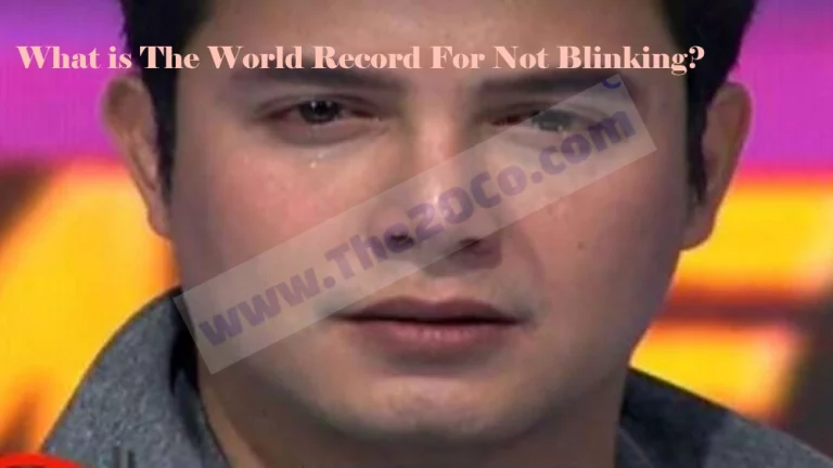 What is The World Record For Not Blinking?