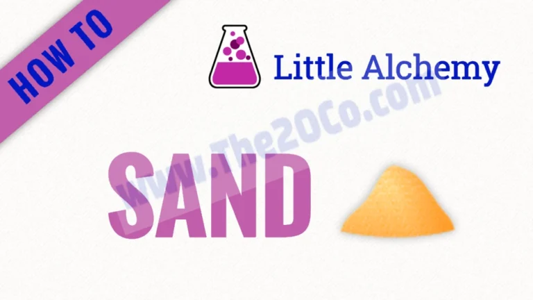 How To Make Sand In Little Alchemy?
