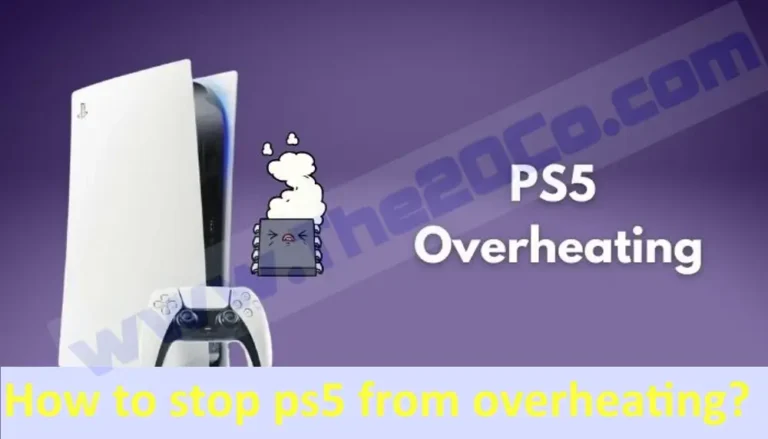 How to stop ps5 from overheating?