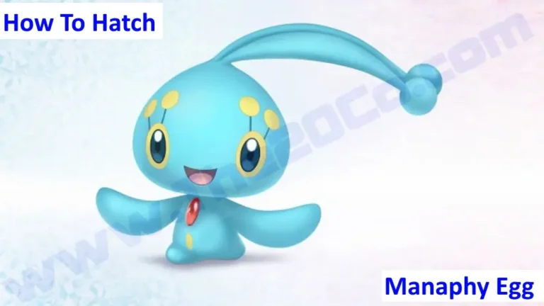How To Hatch Manaphy Egg?