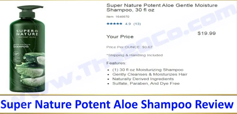 Super Nature Potent Aloe Shampoo Review