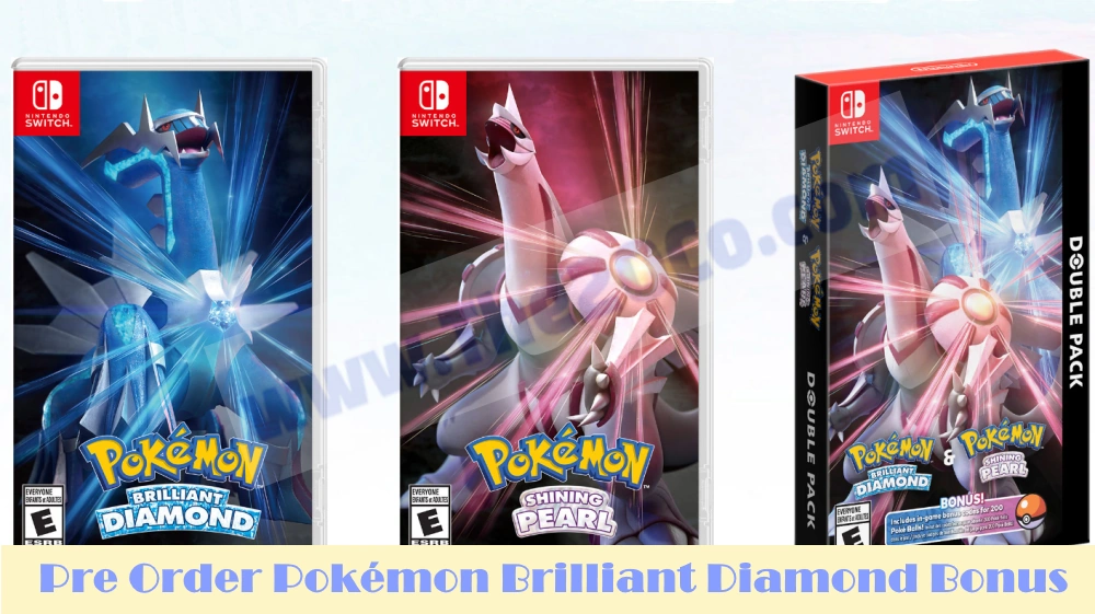 Pre Order Pokémon Brilliant Diamond Bonus