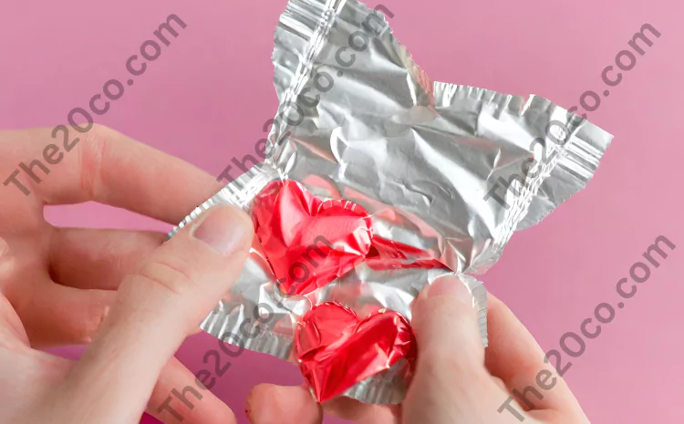 How To Make a Heart Out of a Gum Wrapper?